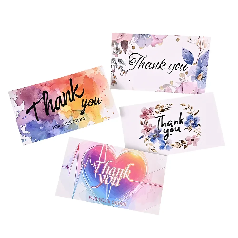 Kad Terima Kasih Colorful Holografik